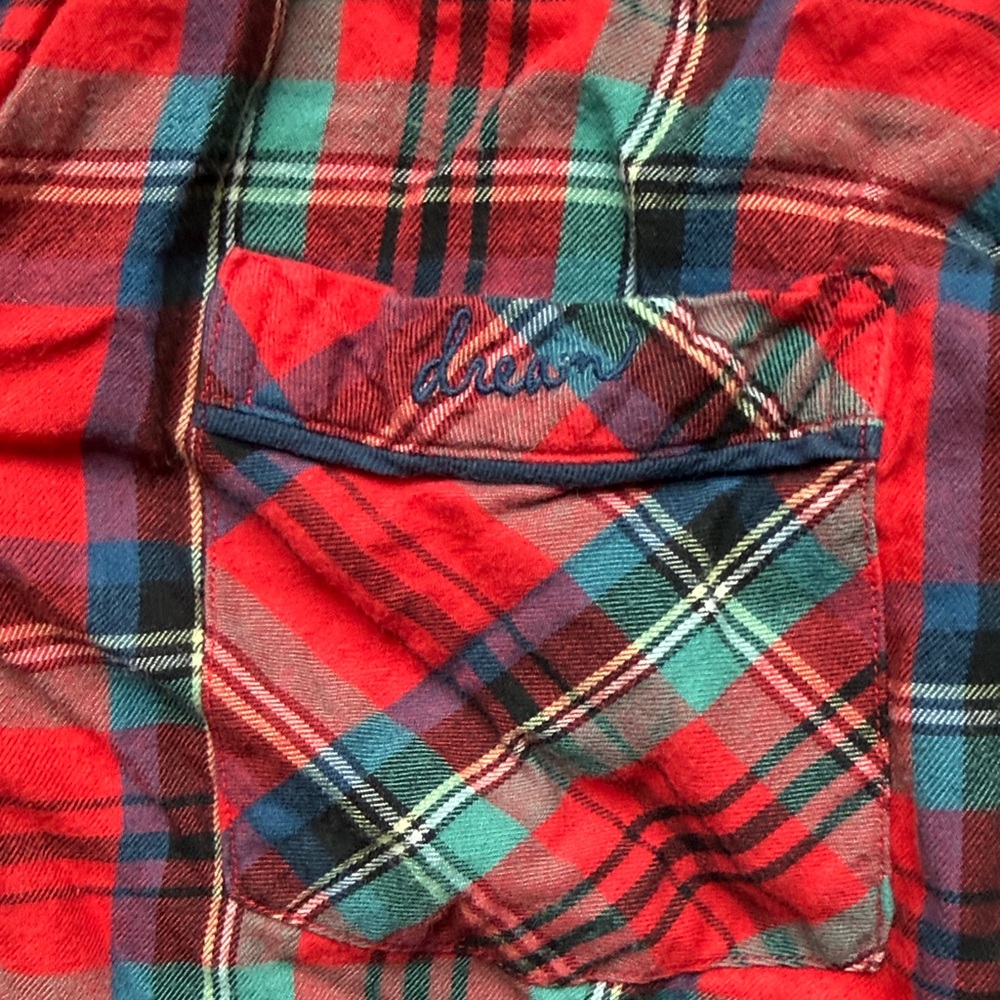 Victoria's Secret Red and Black Plaid Pajamas - Picture 3 of 6